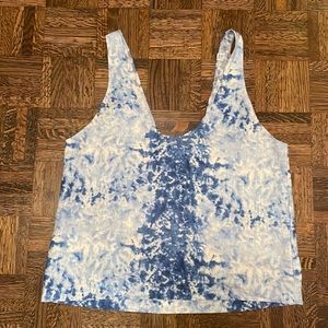 Reformation size M blue tie dye tank top